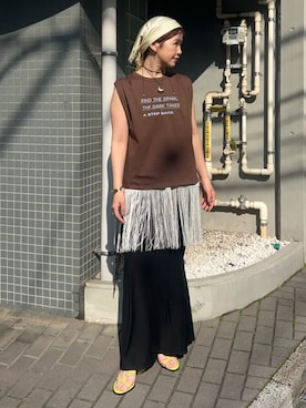 「MAISON SPECIAL（メゾンスペシャル）のPlump Heel Nude Sandals/プランプヒールヌーディサンダル（サンダル、グリーン系）」を使った、MAISON SPECIALさん（メンズ・168cm）の春コーディネート