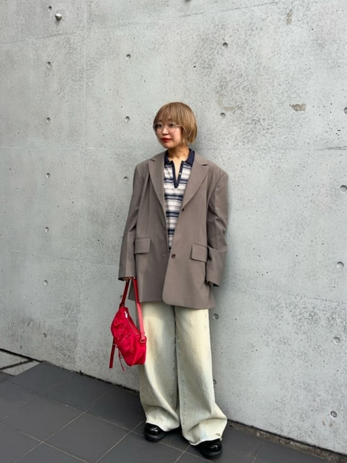 ポロシャツ ポロ Border Polo Shirt/ボーダーポロシャツ「MAISON SPECIAL/メゾンスペシャル」 レディース MAISON SPECIAL ポロシャツ ポロ Border Polo Shirt/ボーダー