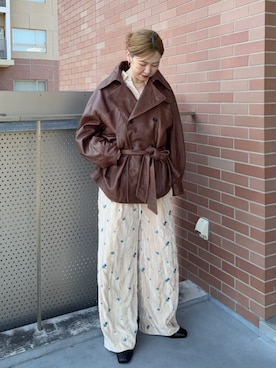 「MAISON SPECIAL（メゾンスペシャル）のアイテム（ブーツ）」を使った、MAISON SPECIALさん（レディース・169cm）の夏コーディネート