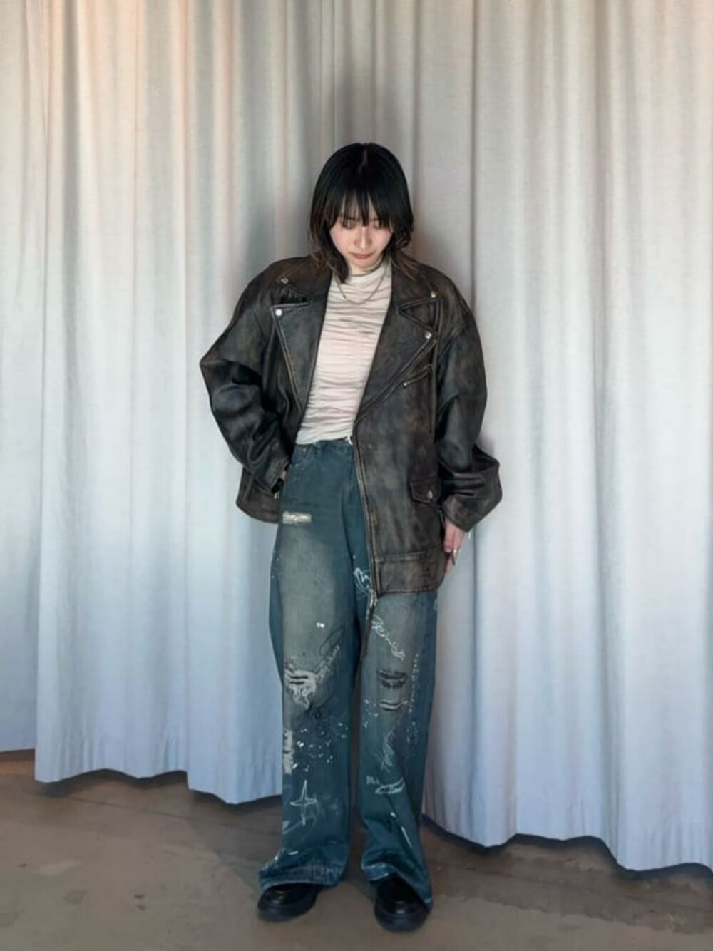 tシャツ See-through Shirring Top/シースルーシャーリングトップス「MAISON SPECIAL/メゾンスペシャル」 レディー MAISON SPECIAL tシャツ See-through Shirring Top/シースルー