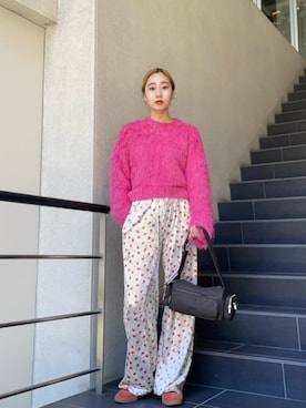 「アイテム（ボディバッグ/ウエストポーチ、ブラウン系）」を使った、MAISON SPECIALさん（レディース・167cm）の秋コーディネート