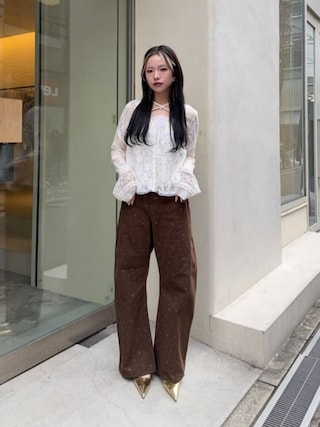 MAISON SPECIAL（メゾンスペシャル）の「Lace Fabric Docking