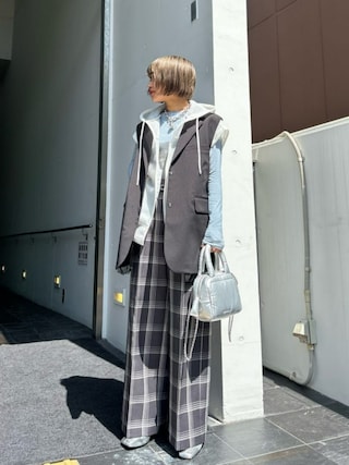 maison de Dolce. シースルーパーカー white maison de Dolceホワイト フード付き シースルーパーカー