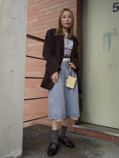 MAISON SPECIAL（メゾンスペシャル） tシャツ Imagination Print Tops
