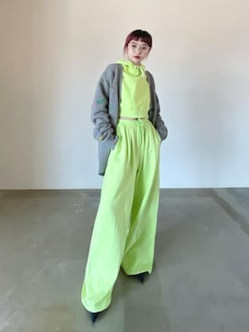 「MAISON SPECIAL（メゾンスペシャル）のアイテム（カーディガン/ボレロ）」を使った、MAISON SPECIALさん（レディース・160cm）の夏コーディネート