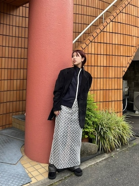 「キャミワンピ」｜「アイテム（ジャージ）」を使った、MAISON SPECIALさん（レディース・156cm）の夏コーディネート
