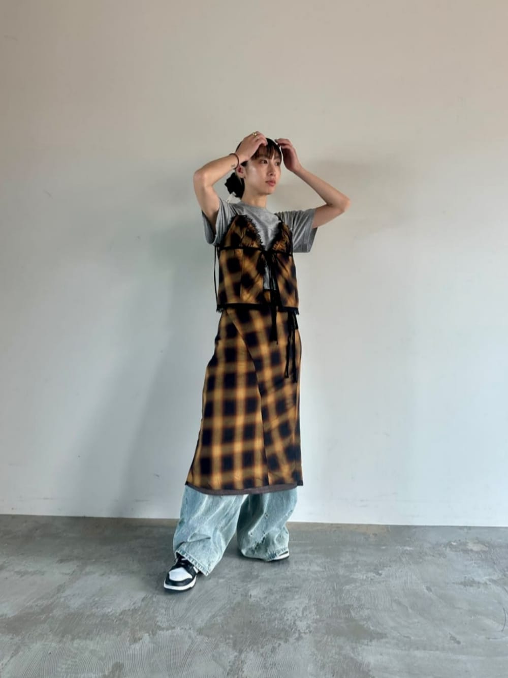 MAISON SPECIAL / チェックランジェリービスチェ MAISON SPECIAL(メゾンスペシャル)｜Checkered Lingerie Bustier