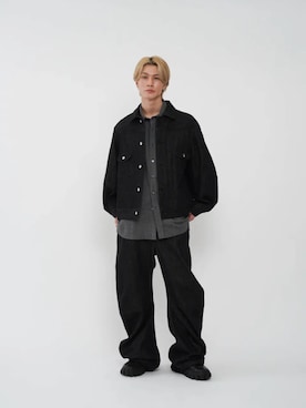 「MAISON SPECIAL（メゾンスペシャル）のアイテム（シャツ/ブラウス）」を使った、MAISON SPECIALさん（メンズ・178cm）の夏コーディネート