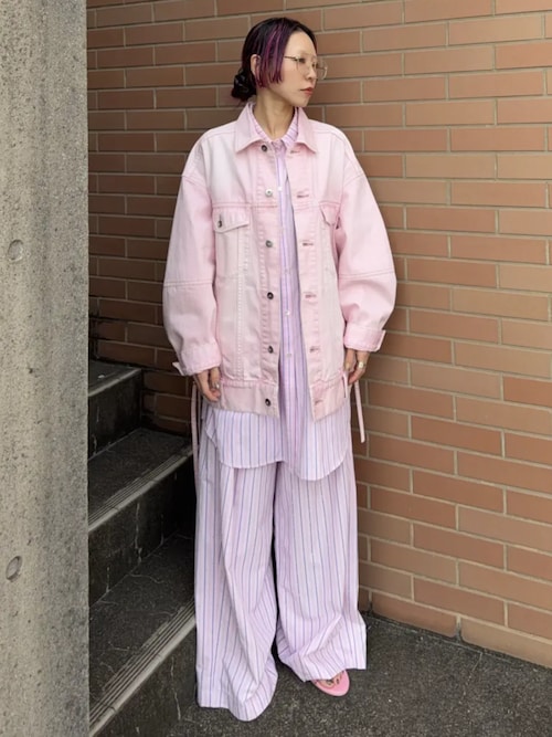 Rhinestone Overshirt/ラインストーンオーバーシャツ（シャツ/ブラウス
