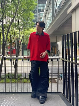 「MAISON SPECIAL（メゾンスペシャル）のアイテム（サンダル）」を使った、MAISON SPECIALさん（メンズ・175cm）の夏コーディネート