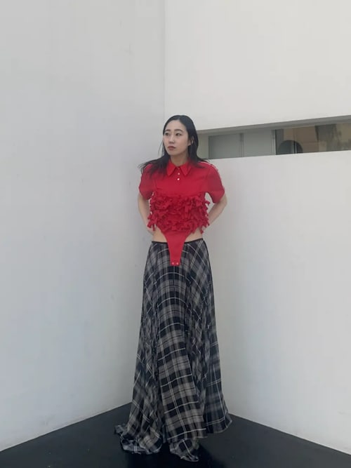 スカート MAISON SPECIAL Circular Pleated Plaid SK MAISON SPECIAL｜Circular Pleated Plaid Skirt | Rakuten