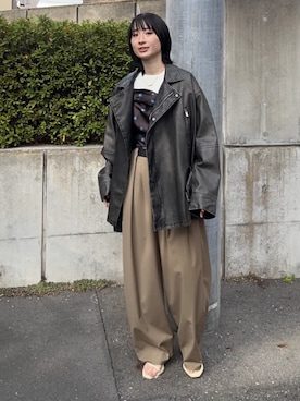 MAISON SPECIALさん(レディース・163cm)の冬コーディネート