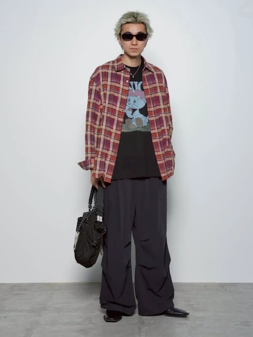 《UNISEX》【Italian Dead Stock Fabric】Prime-Over Regular Collar Long Sleeve Shirt/【イタリアンデッドストックファブリック】プライムオーバーレギュラーカラーロングスリーブシャツ【MAISON SPECIAL/メゾンスペシャル】