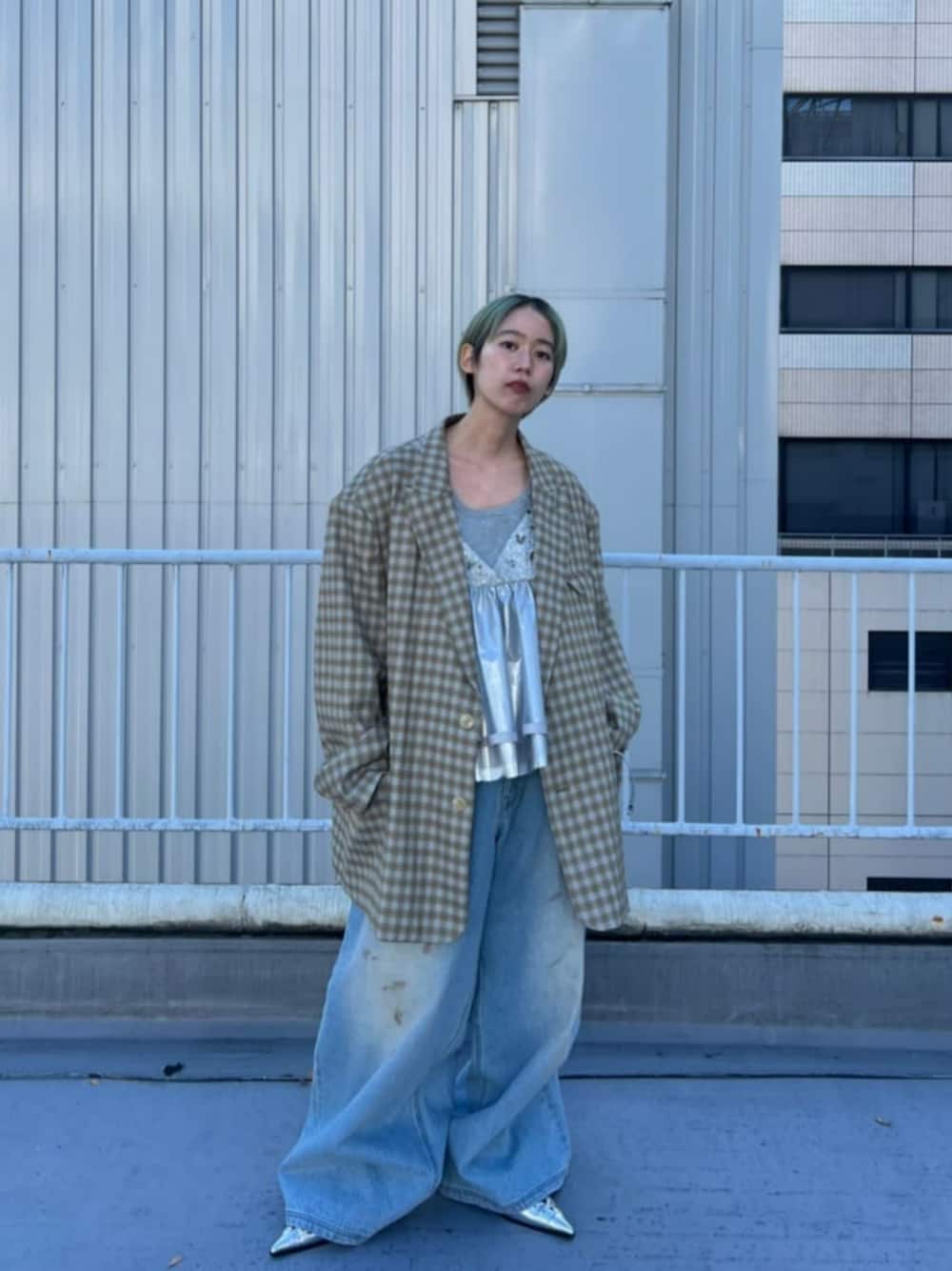 MAISON SPECIAL（メゾンスペシャル）の「Plaid Pattern Oversize