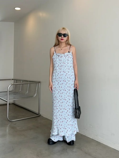 フラワープリーツイージーパンツMAISON SPECIAL/メゾンスペシャル36 Small Flower Pleated Pants/スモールフラワープリーツパンツ