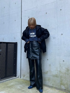 2024モデル 未使用 メゾンスペシャルNEW CRUSHボーダーロンTEE NEW CRUSH Border Long T-Shirts/NEW CRUSHボーダーロンTEE