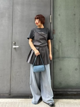 「MAISON SPECIAL（メゾンスペシャル）のアイテム（チュニック）」を使った、MAISON SPECIALさん（レディース・162cm）の春コーディネート