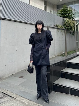 「MAISON SPECIAL（メゾンスペシャル）のアイテム（チュニック）」を使った、MAISON SPECIALさん（レディース・166cm）の冬コーディネート