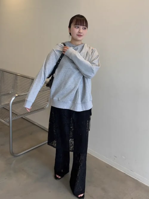 Twist Cut-Off Sweat Top/ツイストカットオフスウェットトップ