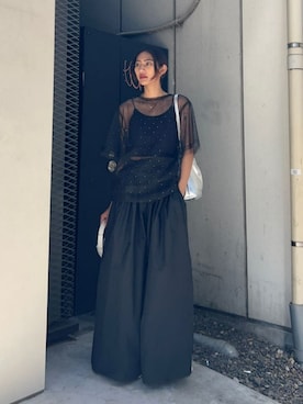 Waist Gathers Voluminous Pants/ウエストギャザーボリューム