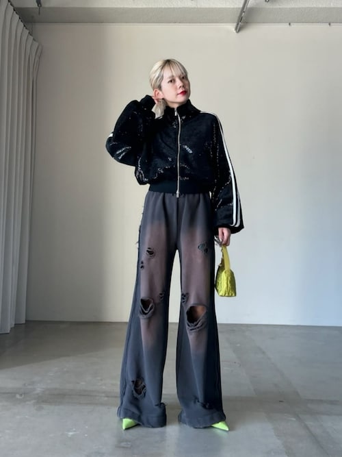Sequins Side Line Track Jacket/スパンコールサイドライントラック