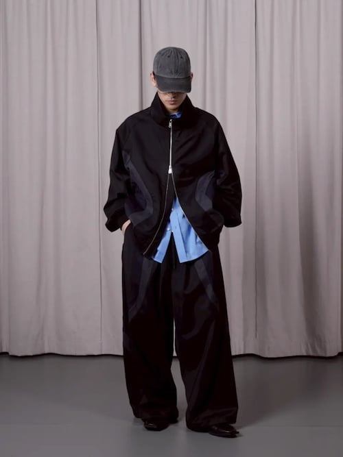 UNISEX》Wool Mixed Prime-Over Track Jacket/ウールミックスプライム