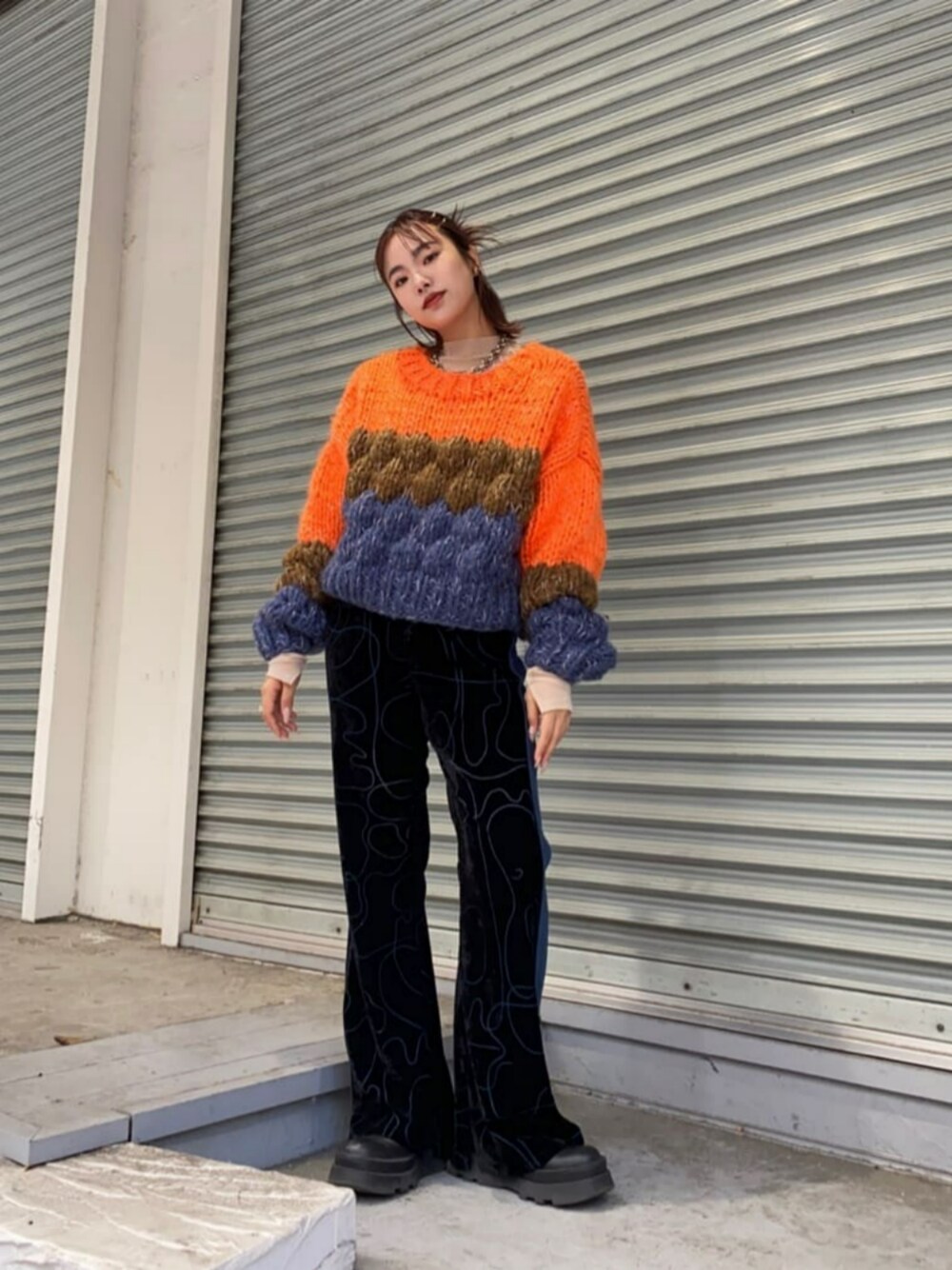 MAISON SPECIAL（メゾンスペシャル）の「Burn Out Handout Pants