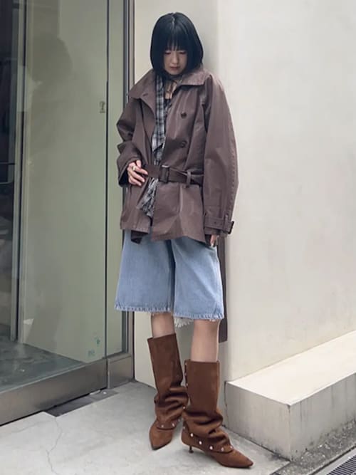 Short Trench Coat/ショートトレンチコート（トレンチコート）｜MAISON
