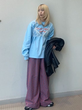 「アイテム（ブラジャー）」を使った、MAISON SPECIALさん（レディース・156cm）の春コーディネート