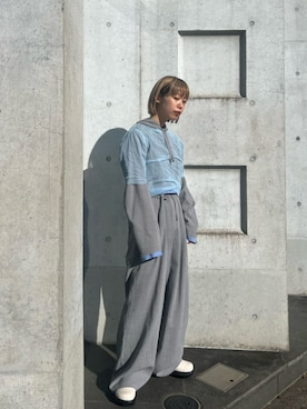 MAISON SPECIALさん(レディース・156cm)の冬コーディネート