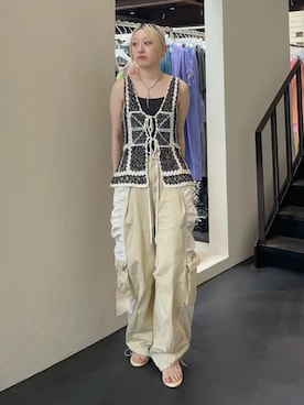 MAISON SPECIALさん(レディース・157cm)の夏コーディネート