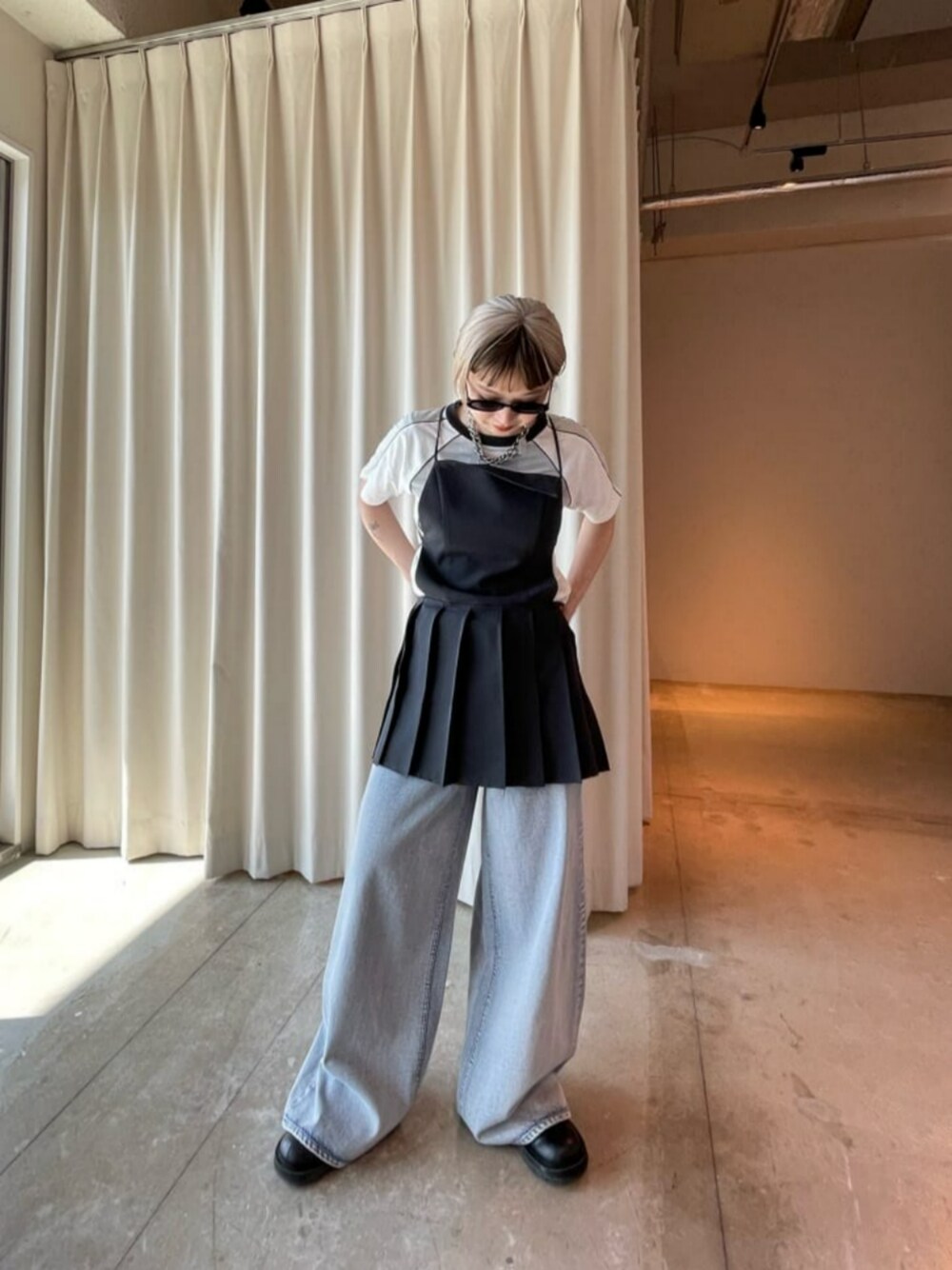maison special プリーツ スカート チュニック MAISON SPECIAL(MAISON SPECIAL)｜MAISON SPECIALのチュニックを