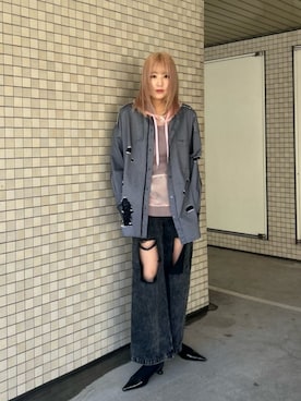 MAISON SPECIAL（メゾンスペシャル）の「Mesh Short Hoodie