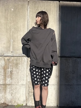 「MAISON SPECIAL（メゾンスペシャル）の【2026SPRING PRE-ORDER】Dot Cycle Pants/ドットサイクルパンツ（その他パンツ、ブラック系）」を使った、MAISON SPECIALさん（メンズ・168cm）の春コーディネート