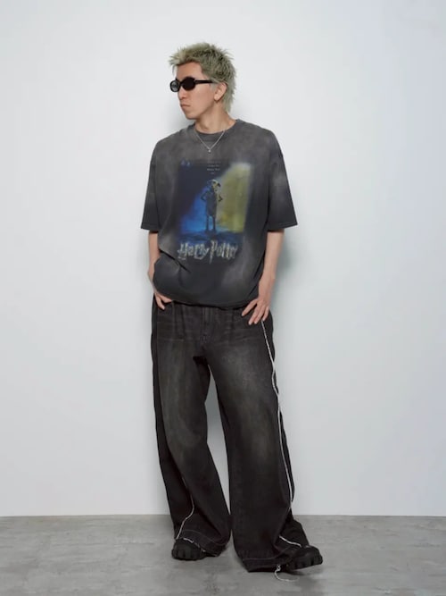 《UNISEX》Denim Docking Prime-Wide Pants/ドッキングデニムプライムワイドパンツ【MAISON SPECIAL/メゾンスペシャル】■セットアップ対応■