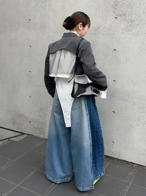 PRE-ORDER】Ruffle Shirt Bodysuit/ラッフルシャツボディスーツ