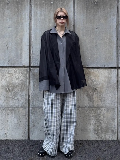 PRE-ORDER】Sheer Over Jacket/シアーオーバージャケット（テーラード