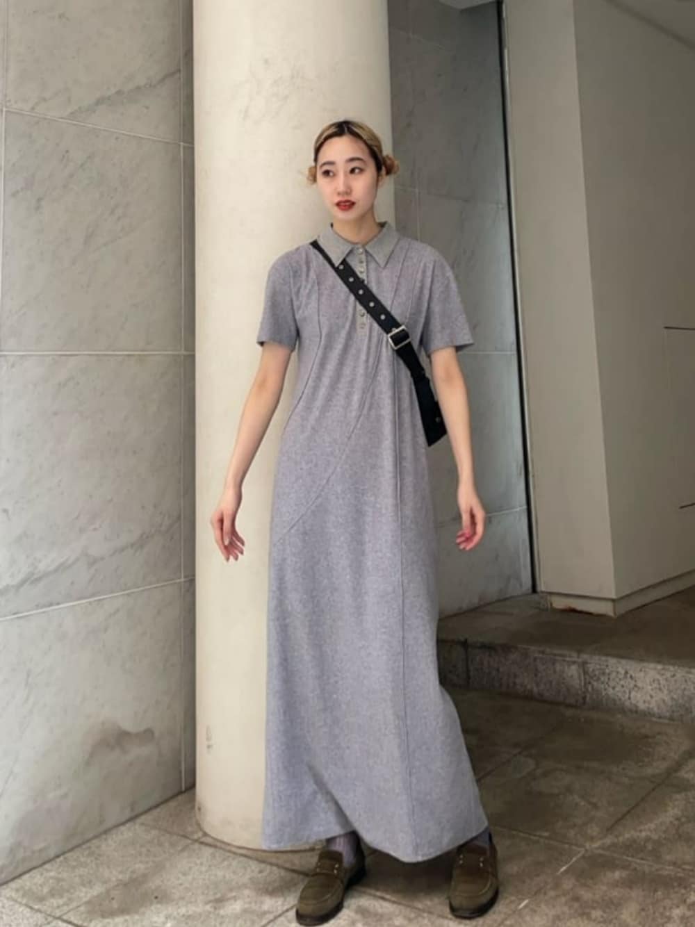 MAISON SPECIAL ワンピース Polo Shirt Maxidresses/マキシ