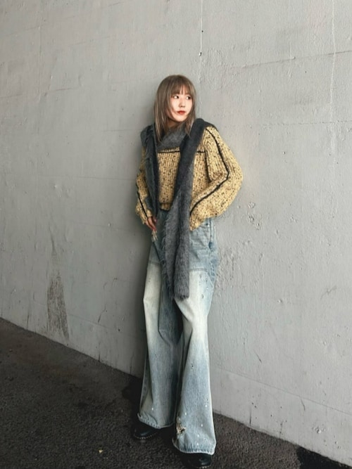 Baggy Denim Pants/デニムバギーパンツ【MAISON SPECIAL/メゾン Baggy Denim Pants/デニムバギーパンツ【MAISON SPECIAL/メゾン