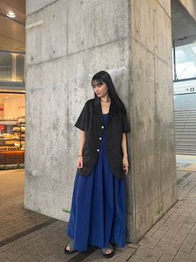 MAISON SPECIAL 新品 シルキーシャンブレーハーフスリーブジャケット MAISON SPECIAL（メゾンスペシャル）の「Silky Chambray Half