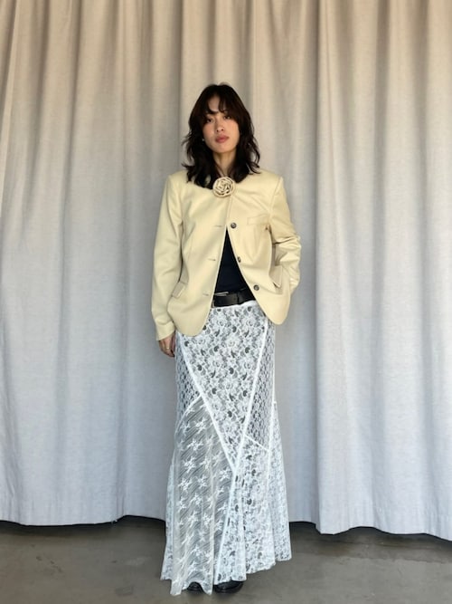Motif Collarless Jacket/モチーフノーカラージャケット【MAISON 