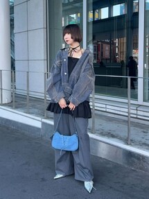 MAISON SPECIAL（メゾンスペシャル）の「Oversize Flocking Denim