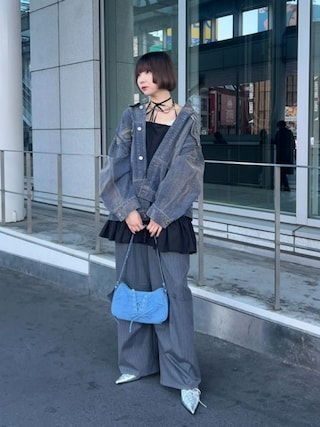 MAISON SPECIAL（メゾンスペシャル）の「Oversize Flocking Denim