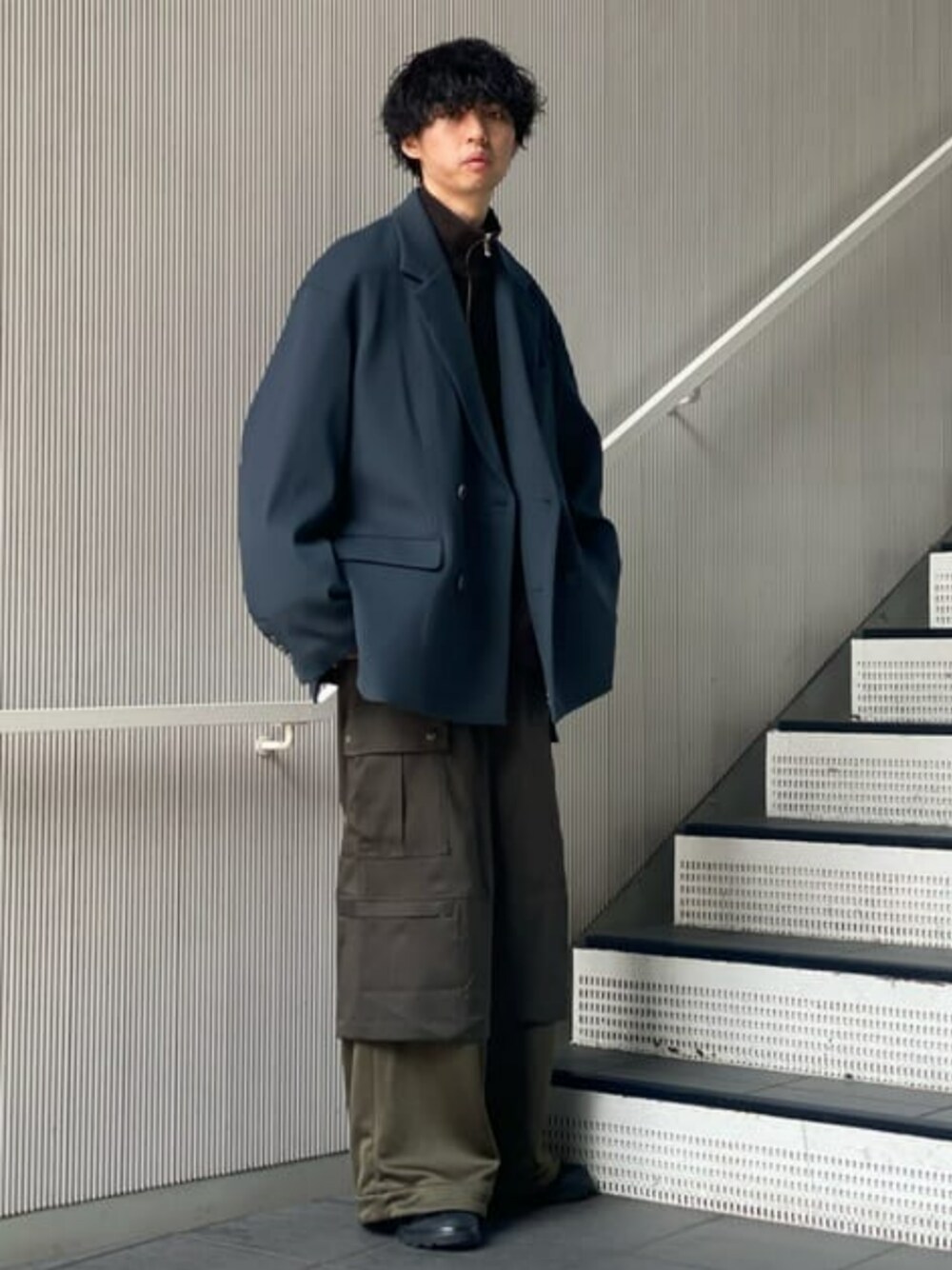 【maison special】セットアップ ブルゾン スラックス カーゴパンツ MAISON SPECIAL（メゾンスペシャル）の「□上下セット□テック