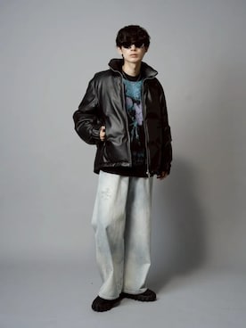 「アイテム（ダウンジャケット/コート）」を使った、MAISON SPECIALさん（メンズ・176cm）の秋コーディネート