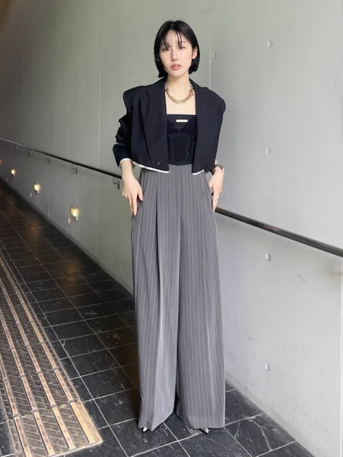 Back-Tulle Short Jacket/バックチュールショートジャケット
