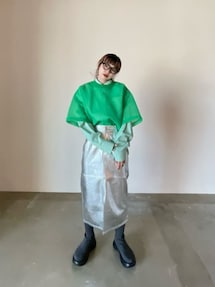 Sheer Raschel Over Top/シアーラッセルオーバートップ【MAISON 