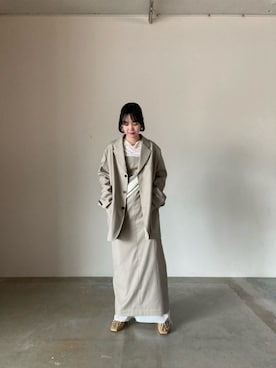 MAISON SPECIALさん（レディース・161cm）の冬コーディネート