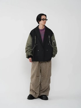 MAISON SPECIALさん(メンズ・177cm)の夏コーディネート