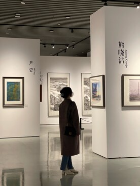 「看展穿搭」｜Vaporwaveさん（レディース・164cm）の秋コーディネート